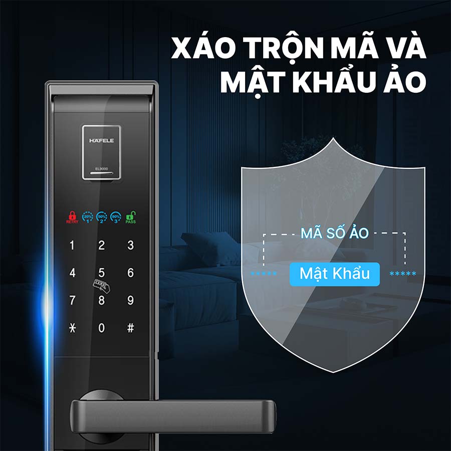 Khóa điện tử Hafele EL9000-TCS 912.05.378
