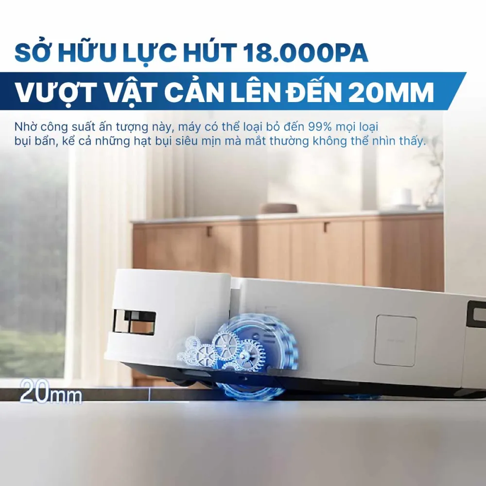Robot hút bụi lau nhà Ecovacs Deebot T80 Omni
