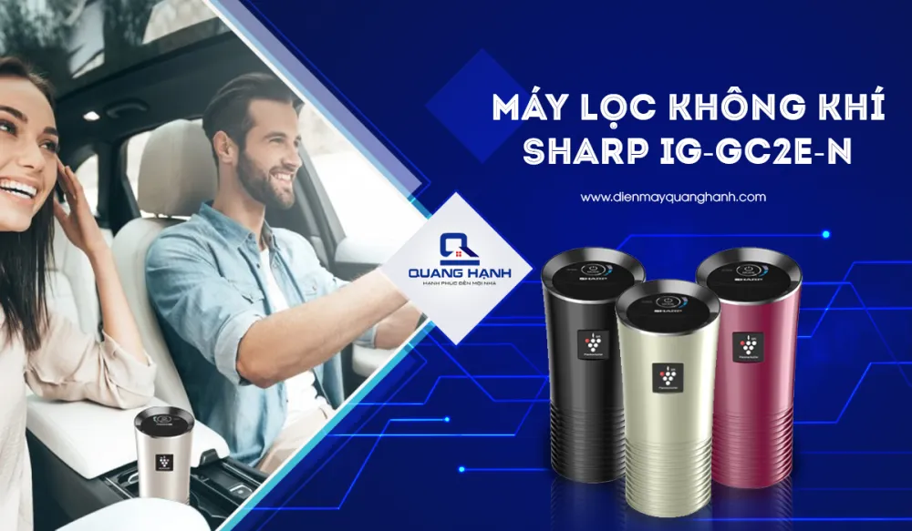 Máy Lọc Không Khí Cho Xe Hơi Sharp IG-GC2E-N