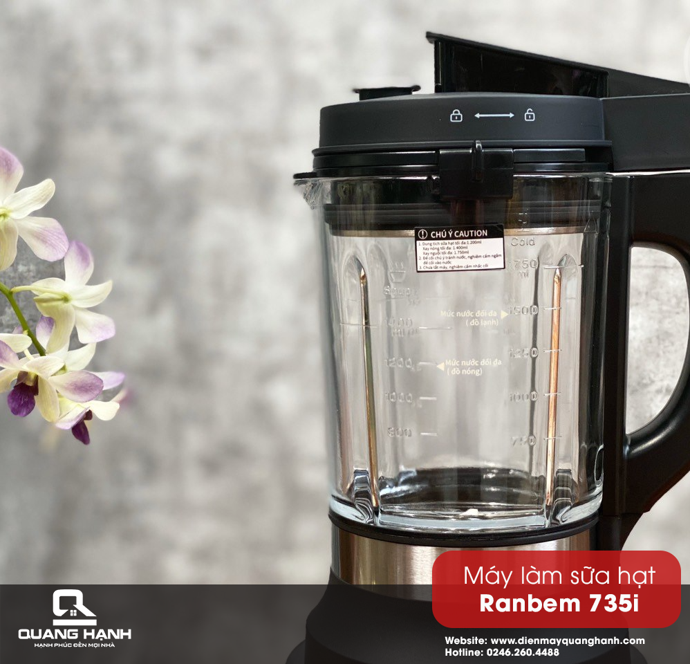 Cối máy làm sữa hạt Ranbem 735i