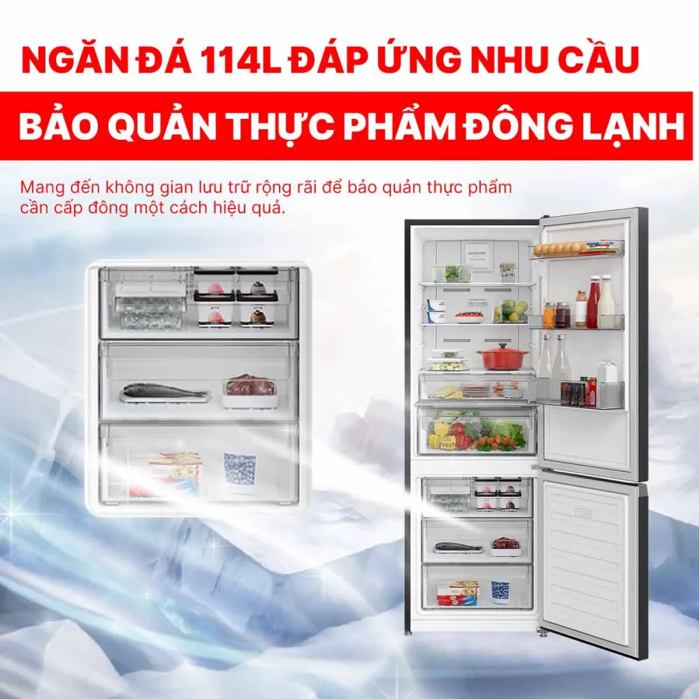 Tủ lạnh Hitachi Inverter 396 lít R-B415EGV1