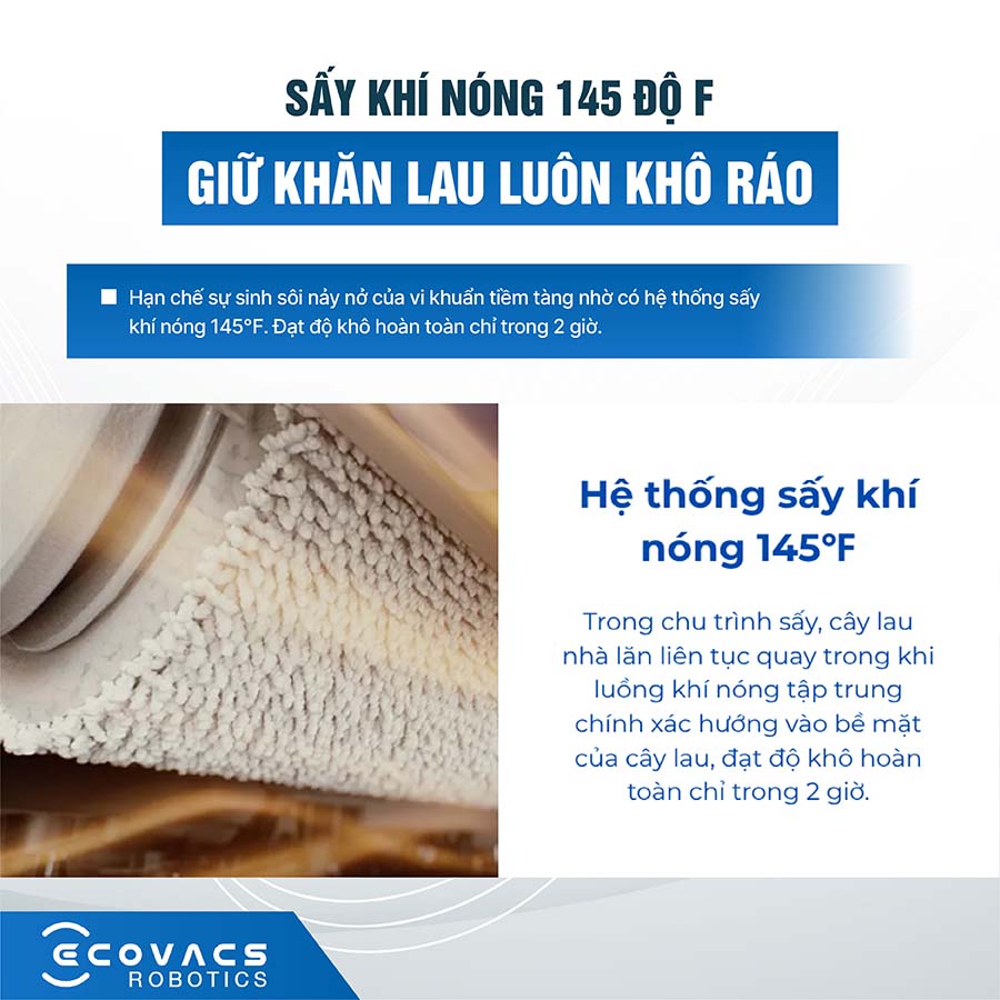 Robot hút bụi Ecovacs Deebot X9 Pro Omni
