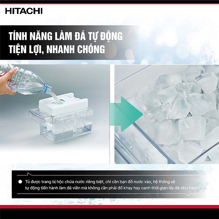 Tủ lạnh Hitachi Inverter 450 lít R-FG560PGV8X GBK