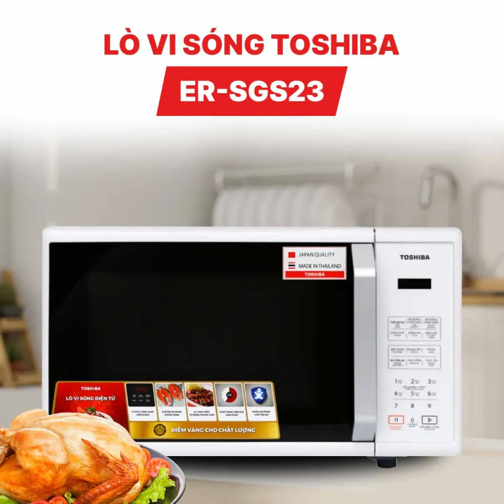 Lò vi sóng Toshiba ER-SGS23(S)VN - 23 lít