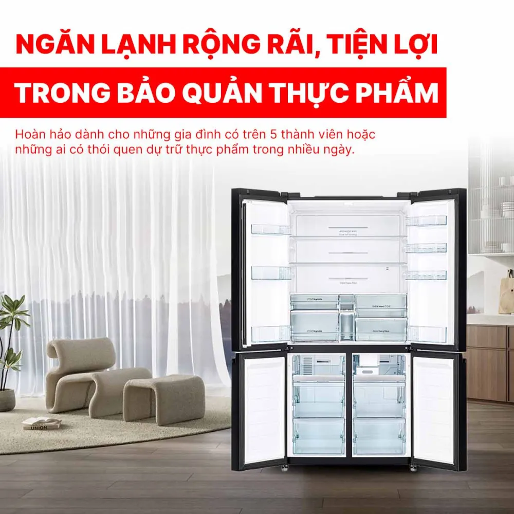 Tủ lạnh Hitachi Inverter 569 lít R-WB640PGV1 GMG
