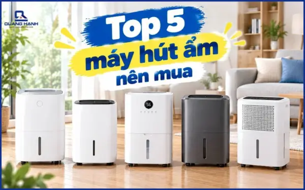 Top 5 máy hút ẩm 20L chất lượng, bền bỉ, đáng mua tại Quang Hạnh
