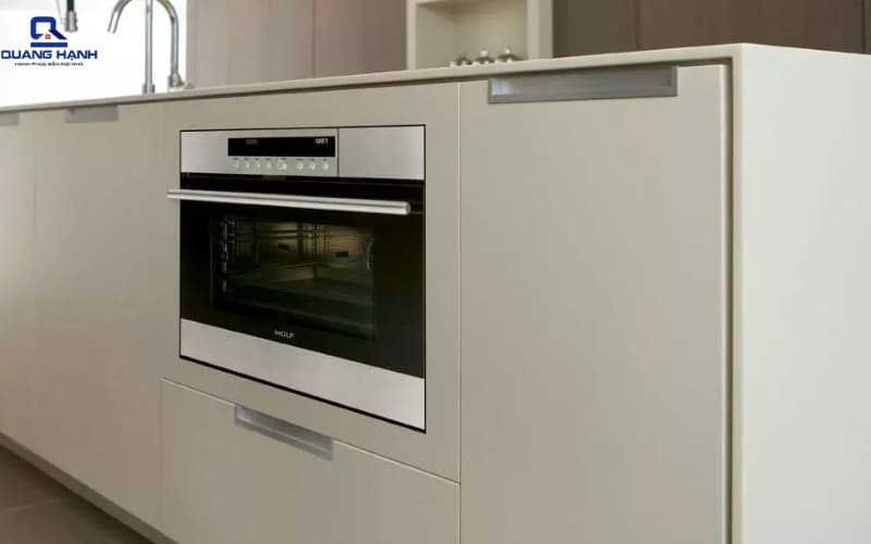 lò nướng đặt dưới bếp từ