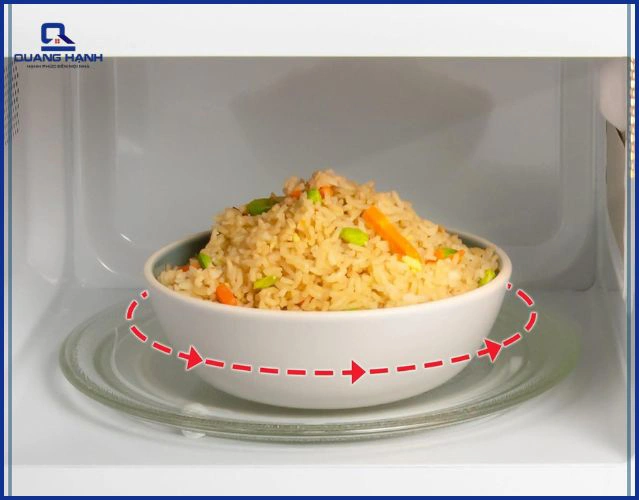 Cách sắp xếp thực phẩm trong lò vi sóng