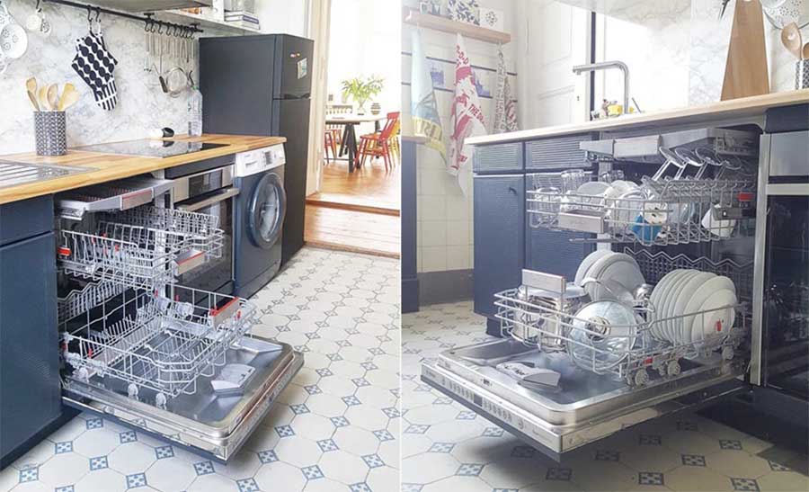 Máy rửa bát âm tủ