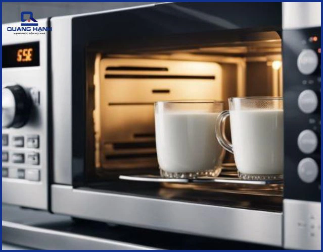 Có nên hâm nóng sữa tươi bằng lò vi sóng?