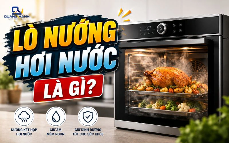 Lò Nướng Hơi Nước Là Gì? Ưu Nhược Điểm & Cách Chọn