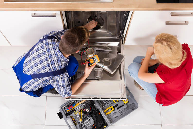 IC nguồn của máy rửa bát Bosch gặp trục trặc