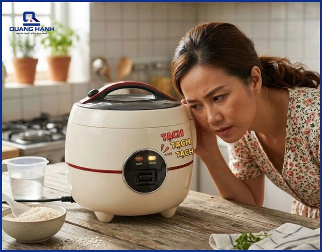 Nồi phát ra tiếng ồn lạ