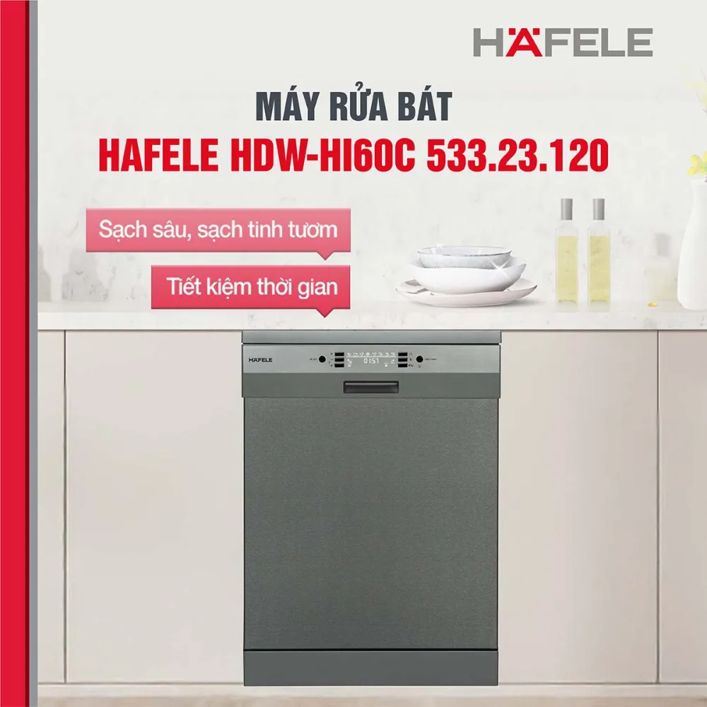 Máy rửa chén bán âm Hafele HDW-HI60C