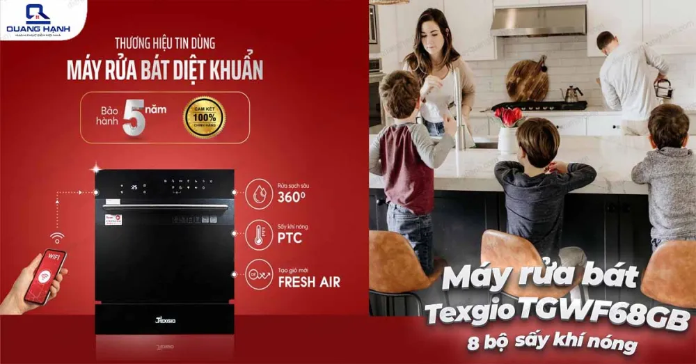 Máy rửa bát Texgio
