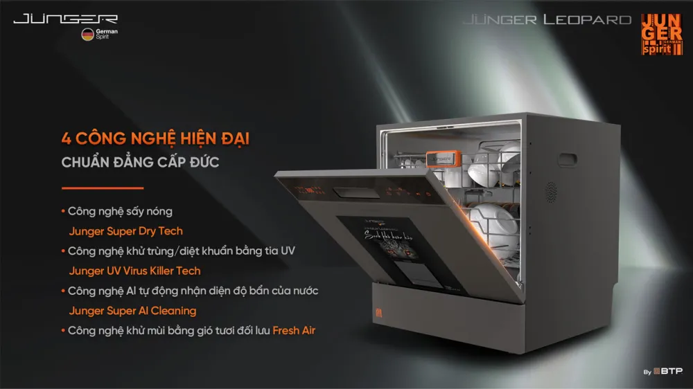 Về khả năng rửa máy rửa bát Junger