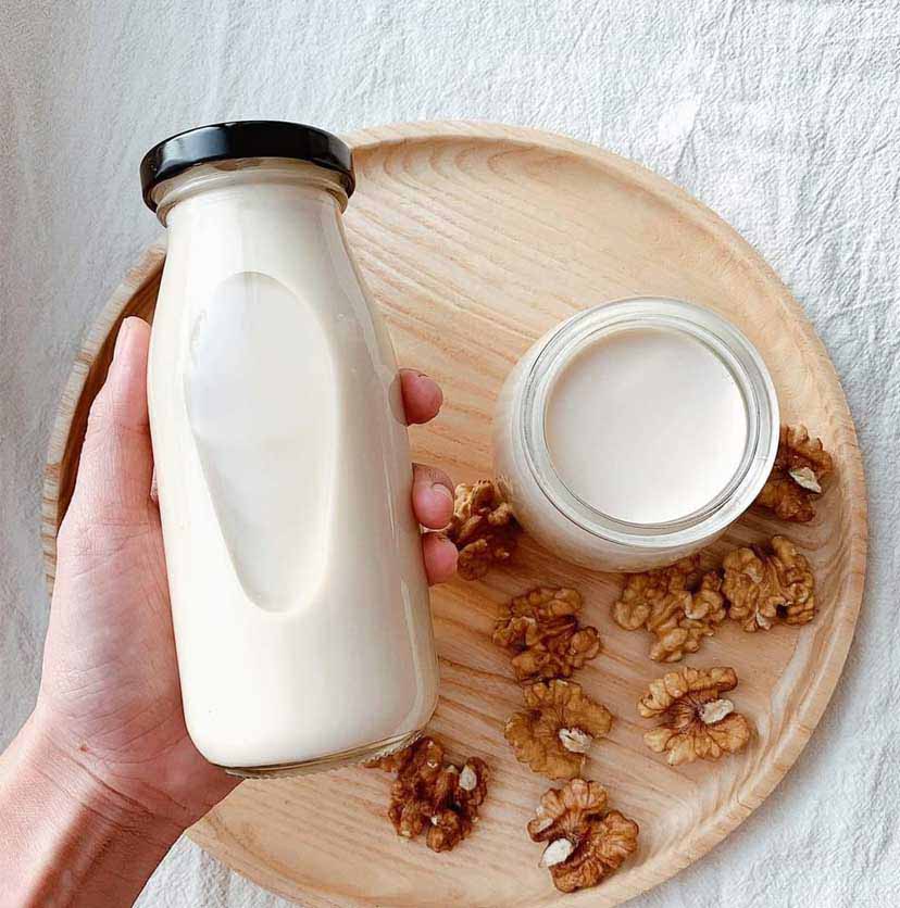 Sữa hạt bị vữa