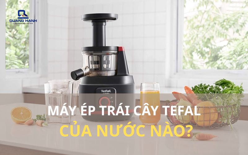 Máy ép trái cây Tefal của nước nào? Có đáng mua không?