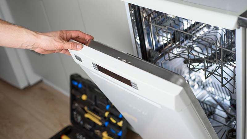 Vị trí lắp đặt máy rửa bát