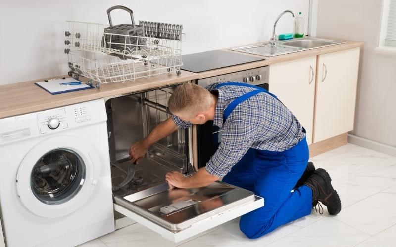 Bơm nhiệt máy rửa bát Bosch bị hỏng