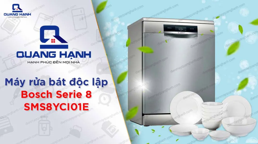 Máy rửa bát độc lập Bosch SMS8YCI01E