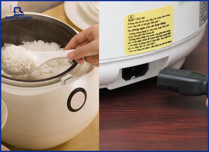 Cách phòng tránh nồi cơm điện bị chập