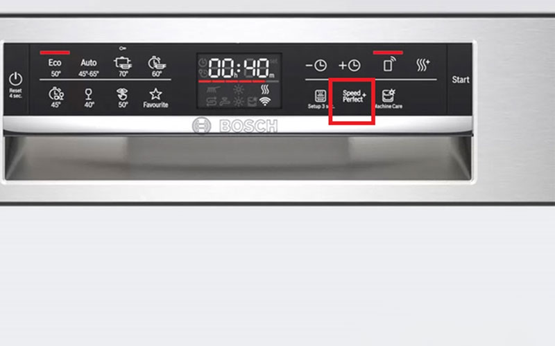 Chế độ rửa nhanh Speed Perfect Plus