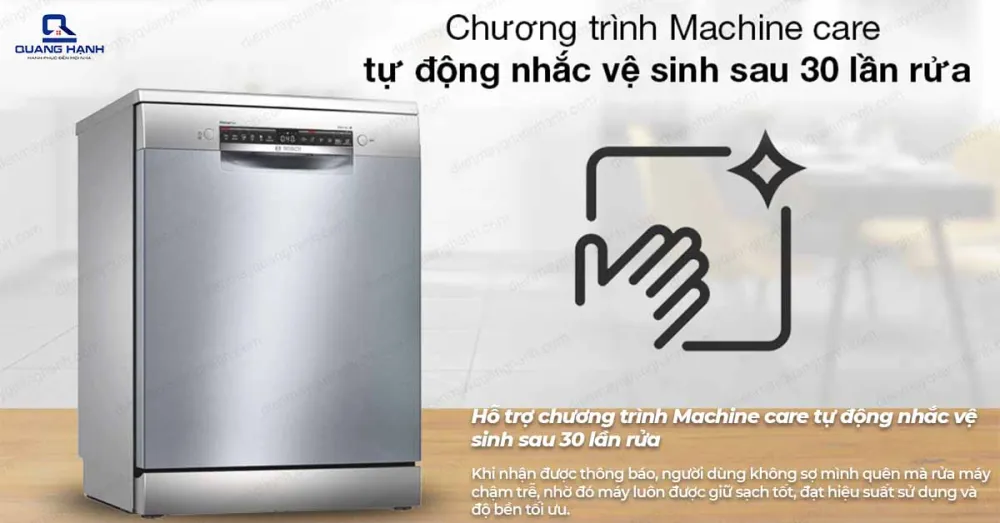 Hoàn tất chu trình rửa bát