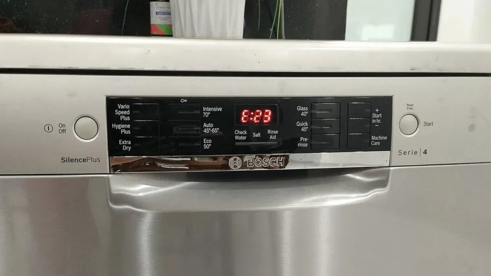 Máy rửa bát báo lỗi E23