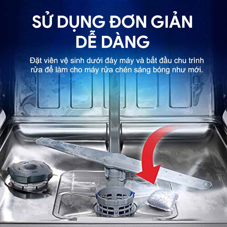 Vệ sinh máy rửa bát Finish