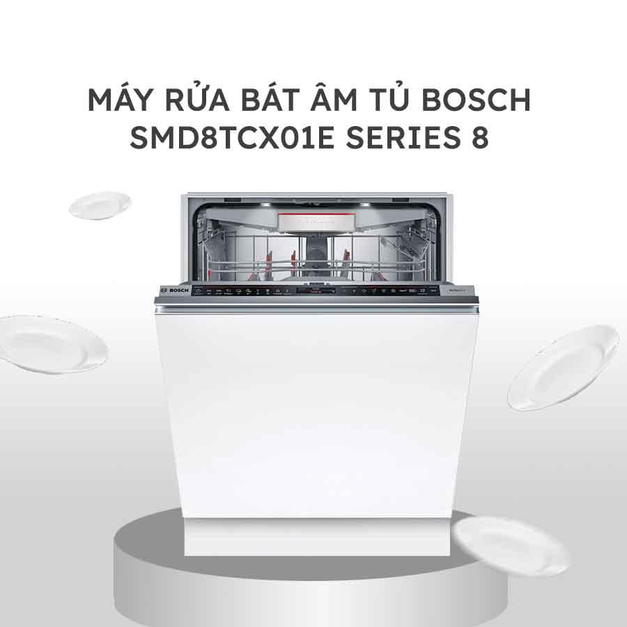 Máy rửa bát âm tủ Bosch SMD8TCX01E Series 8
