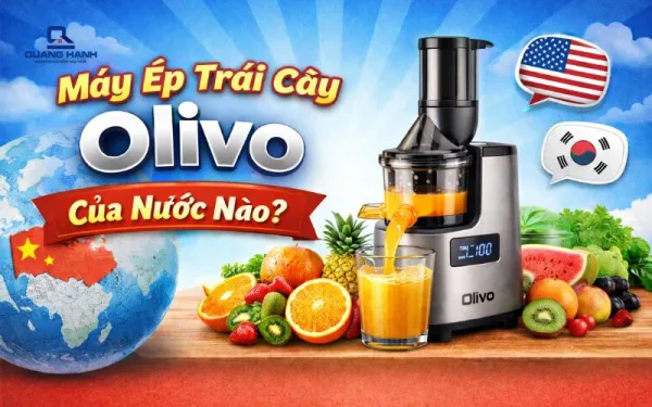 Máy ép trái cây olivo của nước nào? có nên mua sử dụng không?