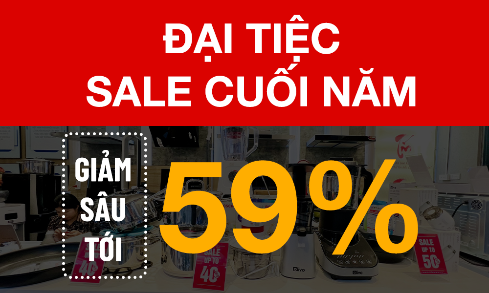 Đại tiệc sale cuối năm, siêu giảm giá lên đến 59% tại Điện Máy Quang Hạnh