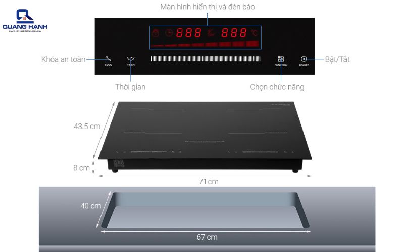 Bếp từ âm của Đức