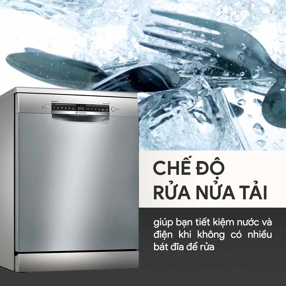 Chế độ rửa nửa tải của máy rửa bát là gì?