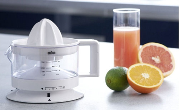 Sử dụng và vệ sinh máy vắt cam Braun đúng cách