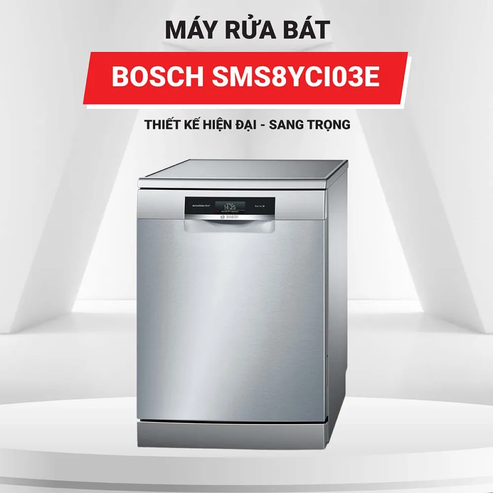 Máy rửa bát độc lập Bosch SMS8YCI03E