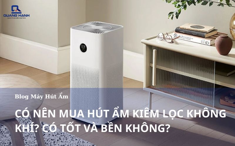 Có nên mua máy hút ẩm kiêm lọc không khí? Máy có tốt, bền không?