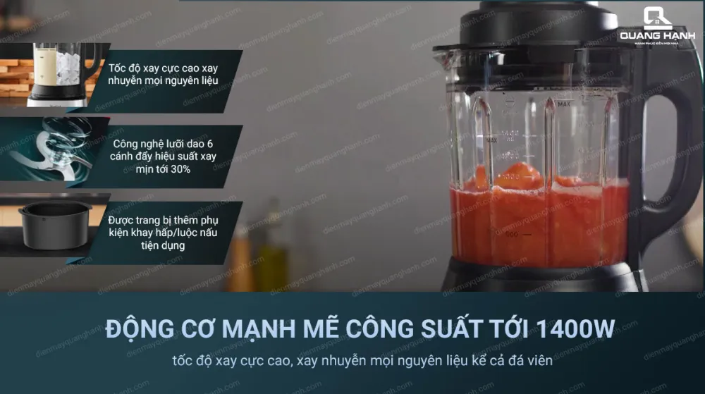 Công suất mạnh mẽ
