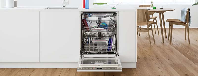 Kiểm tra máy rửa bát Bosch qua vỏ hộp