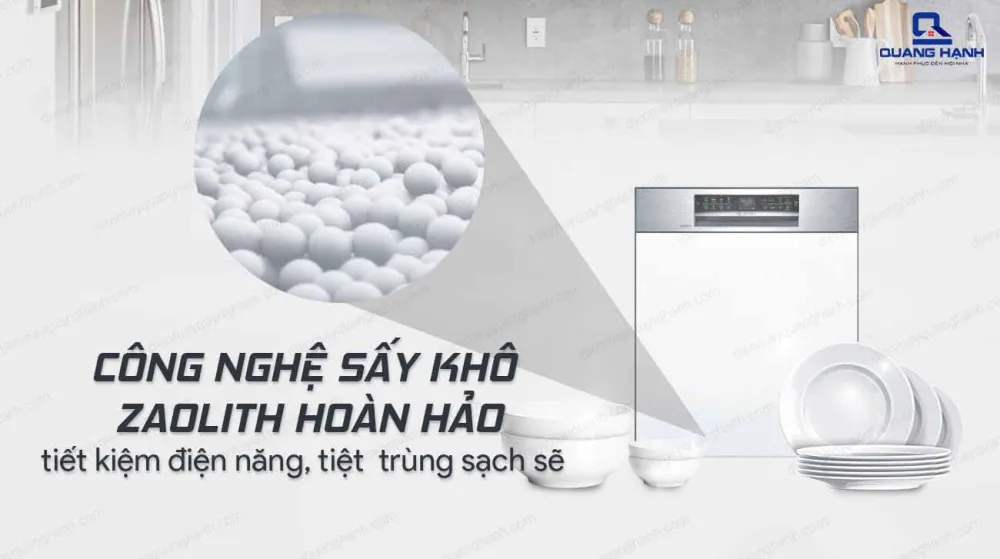 Ưu điểm của máy rửa bát âm tủ bán âm