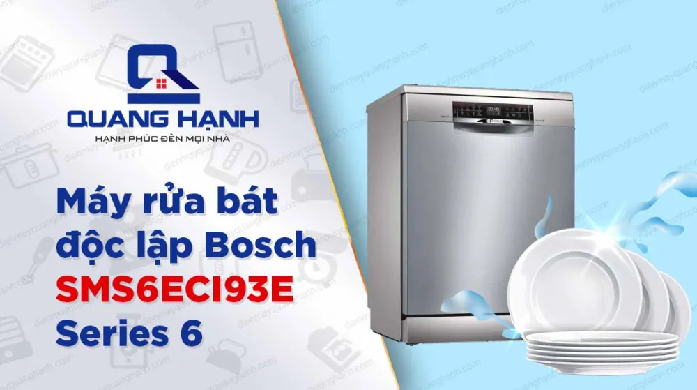 Máy rửa bát Bosch SMS6ECI93E Series 6 14 bộ