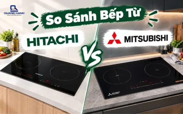 So sánh bếp từ Hitachi và Mitsubishi: Nên chọn loại nào?