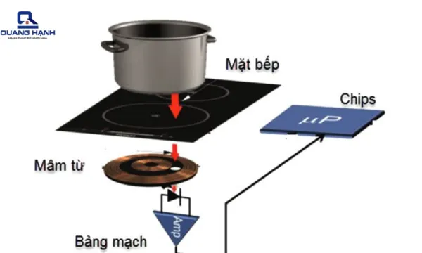 Cấu tạo và nguyên lý hoạt động của bếp từ