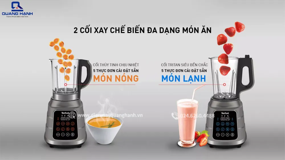 Khởi động và chọn chương trình nấu tự động