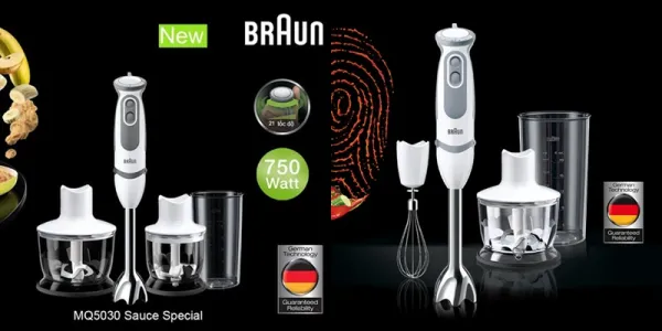So sánh máy xay cầm tay Braun MQ5030 và MQ5035