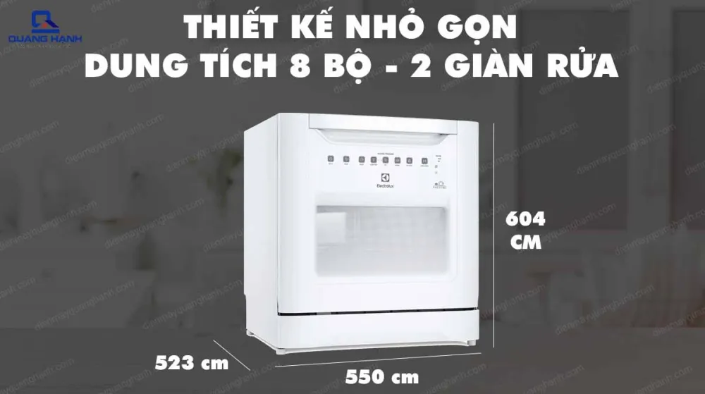 Máy rửa chén mini Electrolux ESF6010BW
