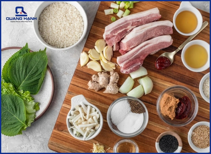 Chuẩn bị nguyên liệu trước khi nướng