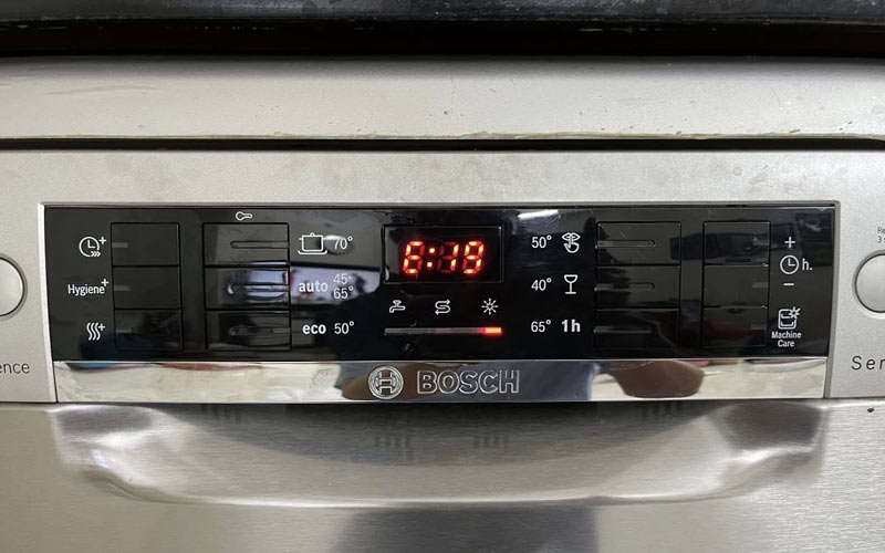 Mã lỗi E19 trên máy rửa chén Bosch