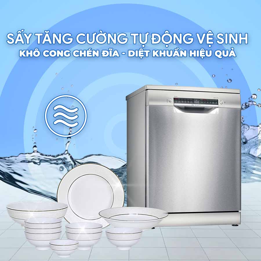 Máy rửa chén độc lập Bosch SMS4HMI07E
